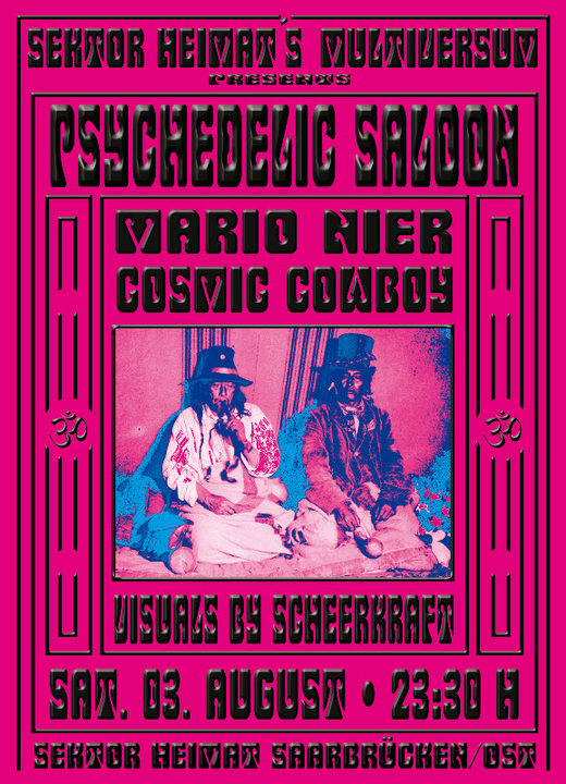 Psychedelic Saloon @ Sektor Heimat 3 Aug '19, 23:30