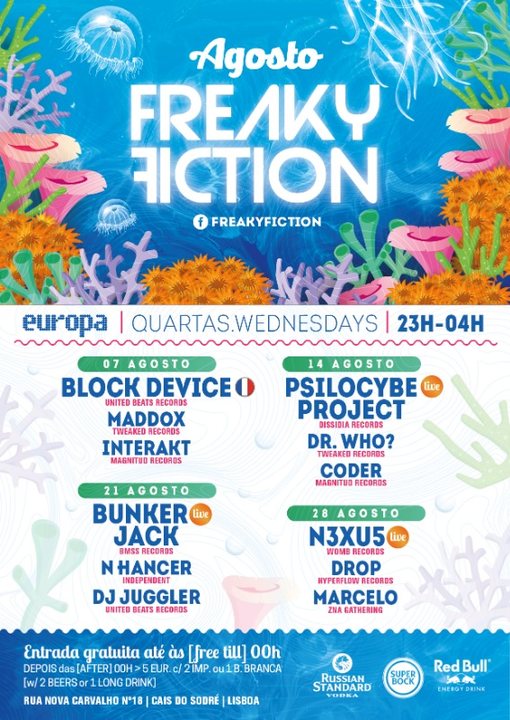 FREAKY FICTION 7 Aug '19, 23:00