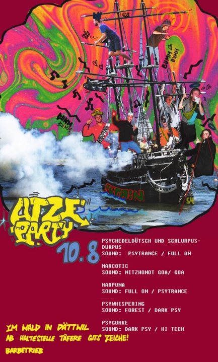 Atzeparty 10 Aug '19, 22:00