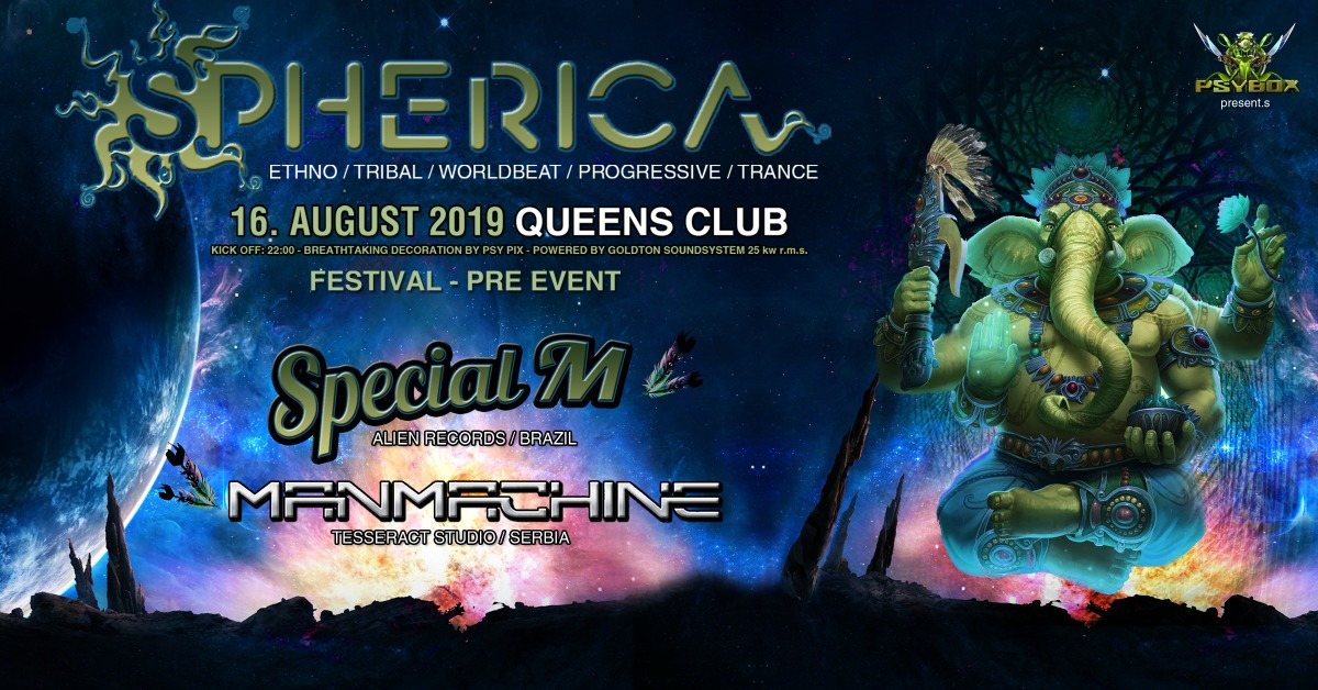 Psybox pres. Shperica Festival Pre Event 16 Aug '19, 22:00
