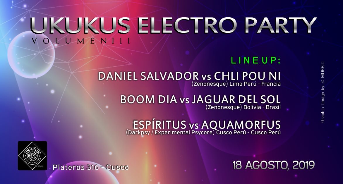 Ukukus Electro Party Volume III 18 Aug '19, 22:00