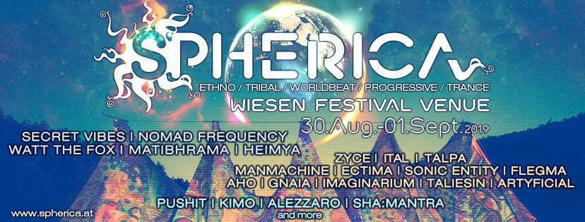 SPHERICA Festival 2019 30 Aug '19, 15:00