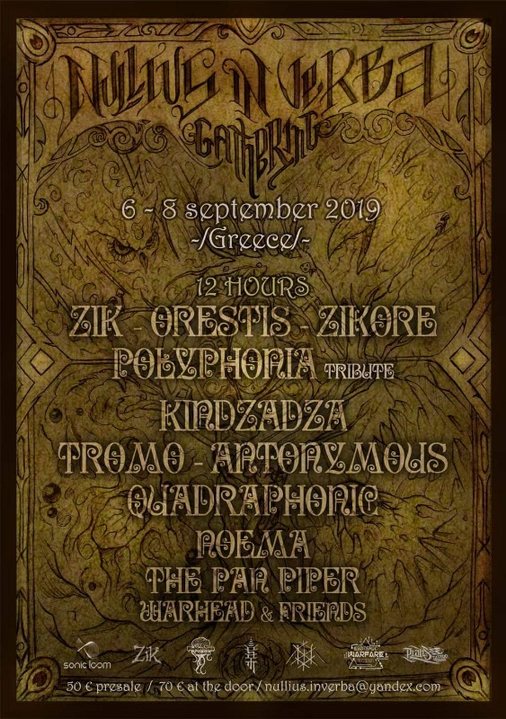 Nullius in verba Gathering 6 Sep '19, 18:00