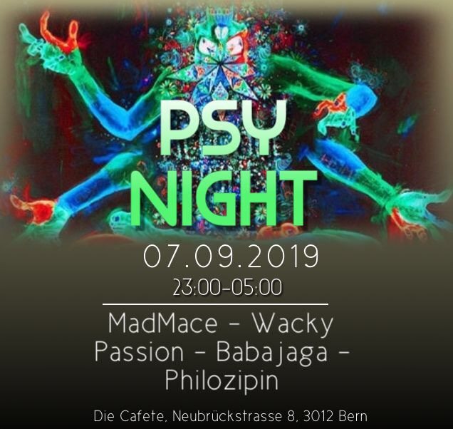 Psy Night 7 Sep '19, 23:00