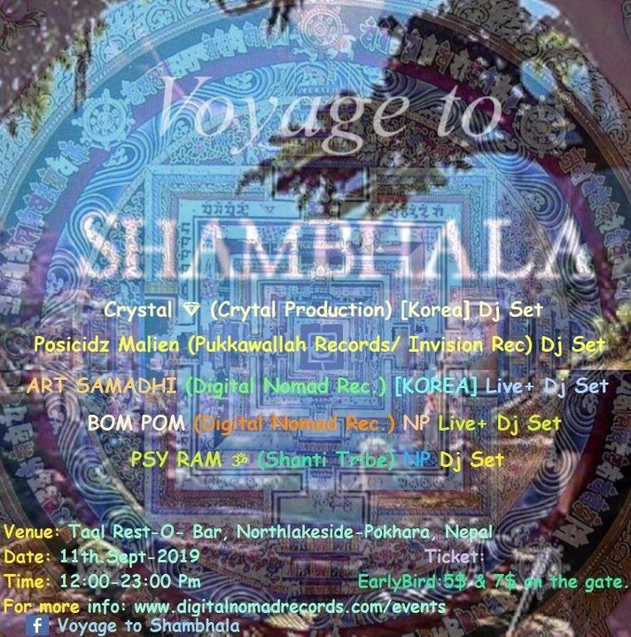 Voyage to Shambhala 11 Sep '19, 12:00