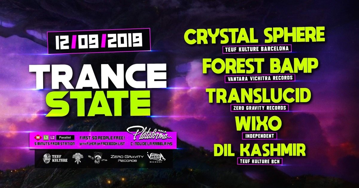 Trance State 12 Sep '19, 23:30