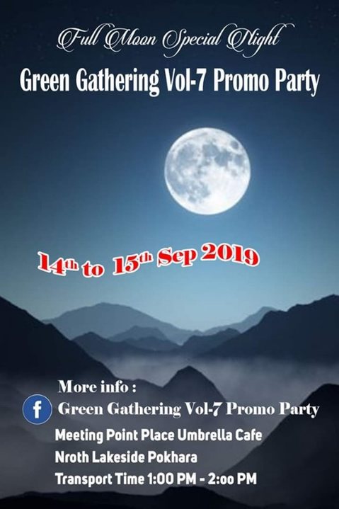 Green Gathering Vol-7 Promo Party 14 Sep '19, 01:00