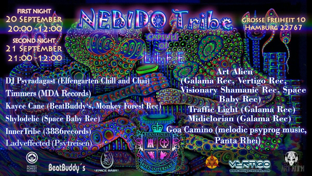 Nebido Tribe (Capsule of Life) 2019 20 Sep '19, 20:00