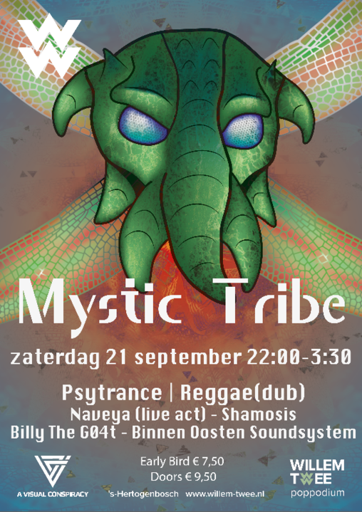 Mystic Tribe | Willem Twee Poppodium ▸Naveya, Shamosis, BinnenOosten 21 Sep '19, 22:00
