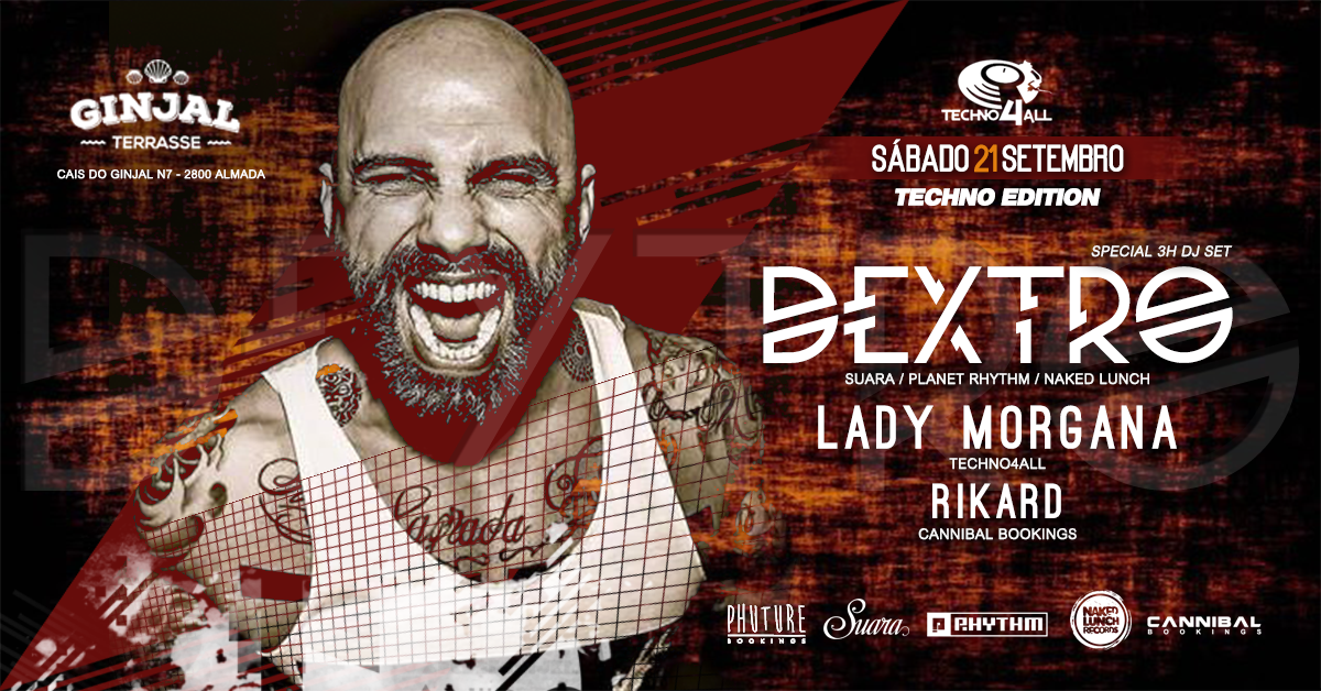 Techno Edition with Dextro/Morgana/Rik 21.09.2019 Ginjal Terrace 21 Sep '19, 23:00