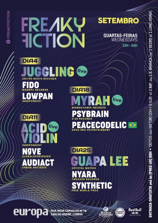 FREAKY FICTION 25 Sep '19, 23:00