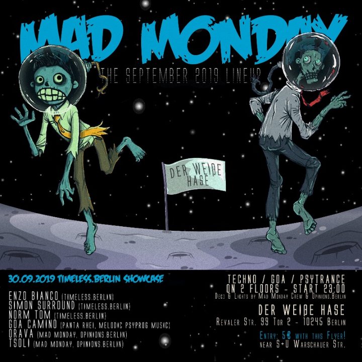 Mad Monday • presents Timeless.Berlin Showcase 30 Sep '19, 23:00