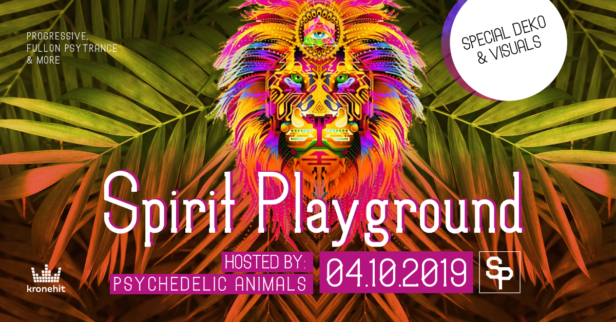 ✷ Spirit Playground ✷ 24/7 Animals - finest Psytrance & more 4 Oct '19, 22:00