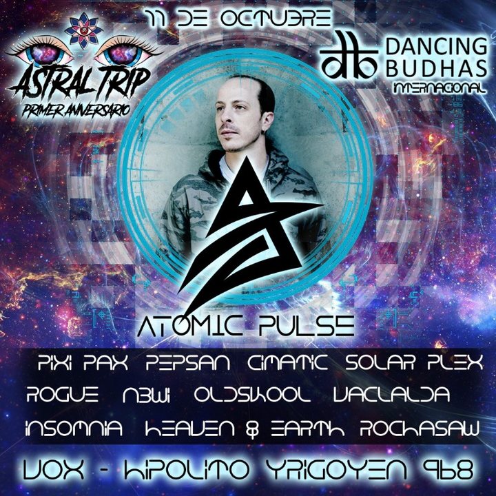 Atomic Pulse (Israel) in Buenos Aires 11 Oct '19, 23:30