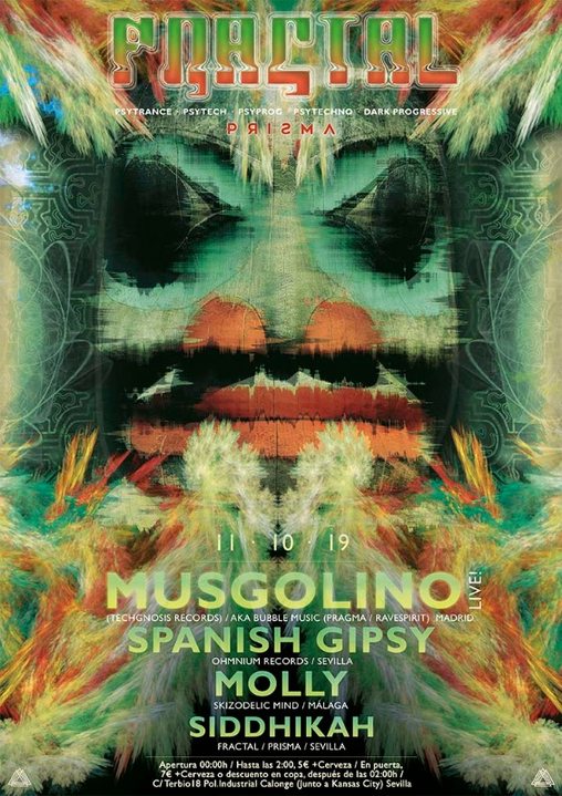 Fractal presents. Musgolino Live! (Techgnosis Records) 11 Oct '19, 23:30