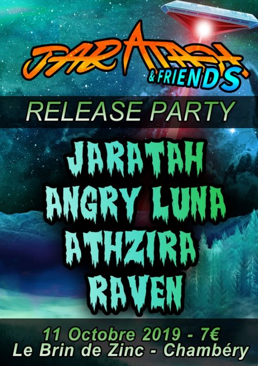 Jaratah Release Party : Jaratah / Angry Luna / Athzira / Raven 11 Oct '19, 20:30