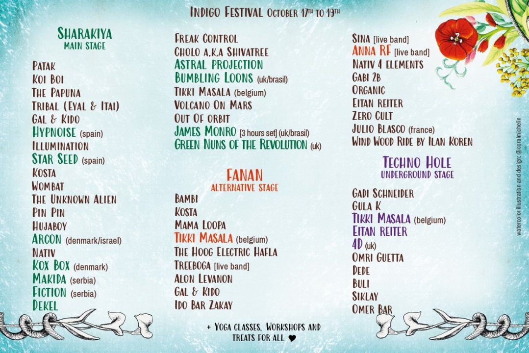Indigo Festival 17 Oct '19, 12:00
