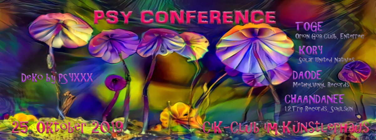 Psy Conference 25 Oct '19, 22:00