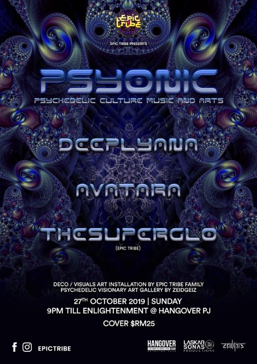 EPIC Tribe pres. PSYONIC 27 Oct '19, 21:00