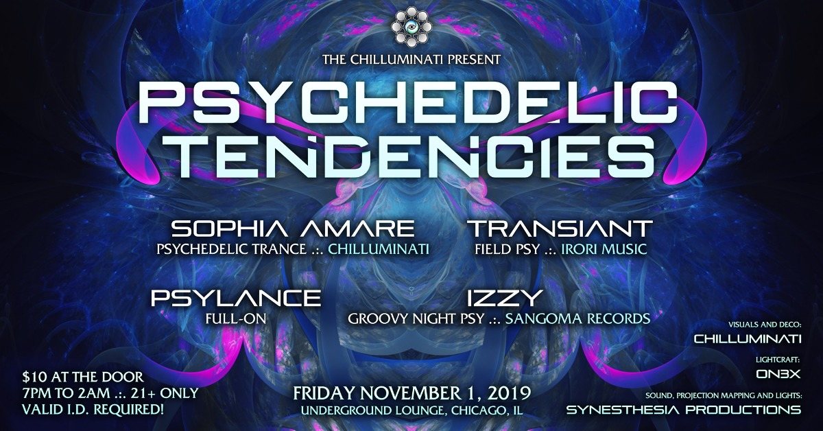 Psychedelic Tendencies 1 Nov '19, 19:00