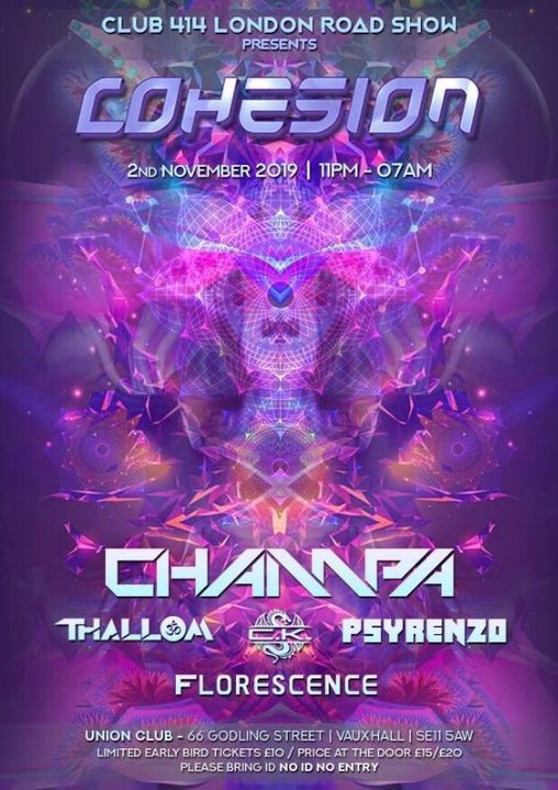 Cohesion 2 Nov '19, 23:00