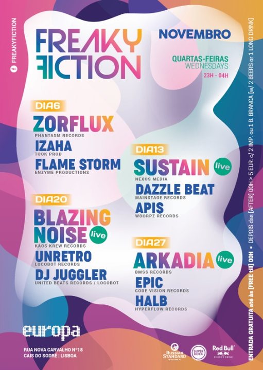 FREAKY FICTION 6 Nov '19, 23:00