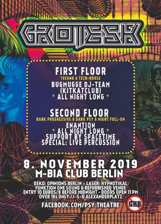 Grotesk by Psychedelic Theatre 8 Nov '19, 23:00