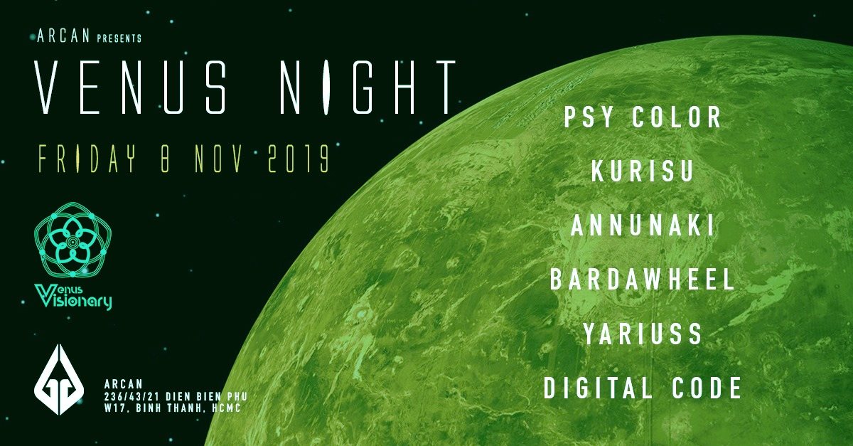 Venus Night 8 Nov '19, 22:00