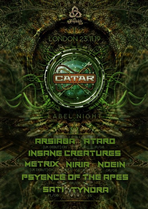 The Psychedelic Way & Catar Records label night 23 Nov '19, 23:00