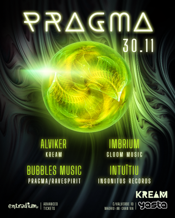 PRAGMA 30 Nov '19, 23:00