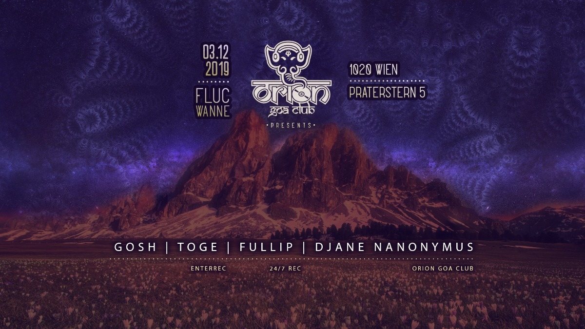 ORION GOA CLUB 3 Dec '19, 23:00
