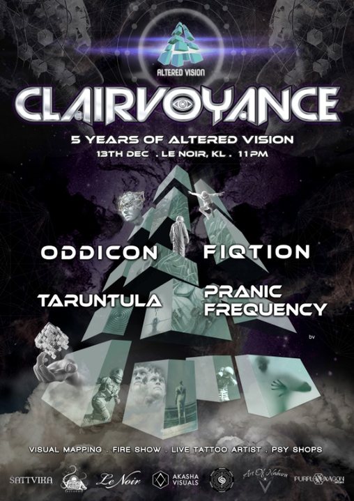 Altered Vision pres. Clairvoyance 5 years of Altered Vision 13 Dec '19, 23:00