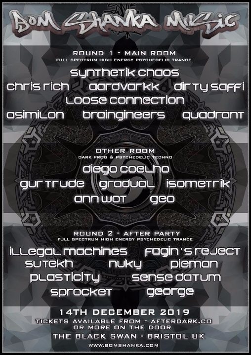 Bom Shanka Music Label Party 14 Dec '19, 22:00