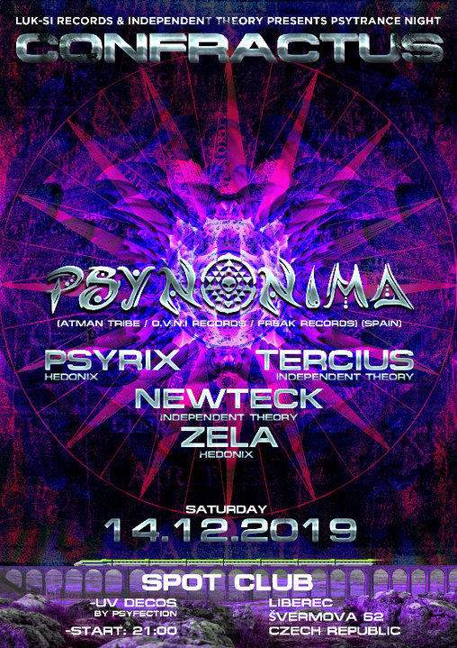 Confractus vol.9 w/ Psynonima 14 Dec '19, 21:00