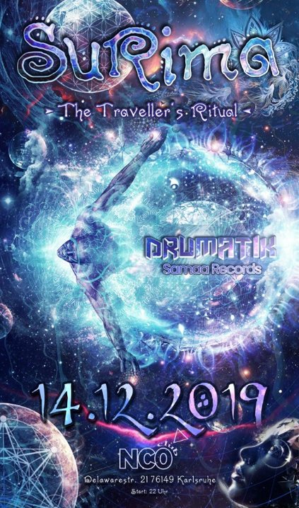 ๑ Surima - The Traveller's Ritual ๑ w/ Drumatik (live) 14 Dec '19, 22:00