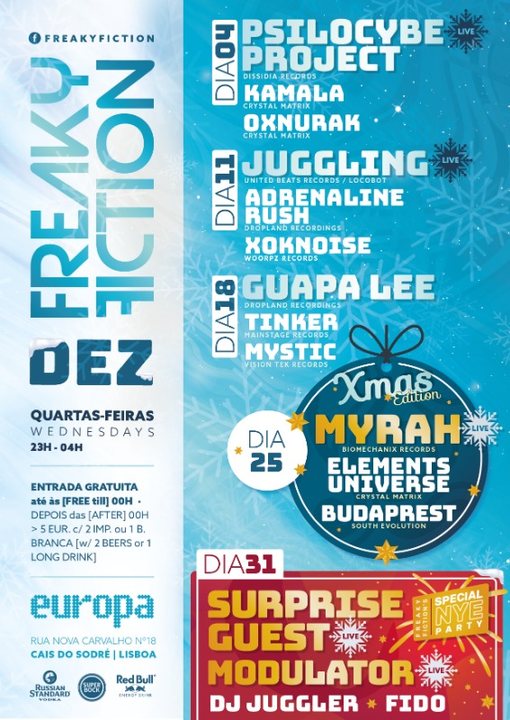FREAKY FICTION 18 Dec '19, 23:00
