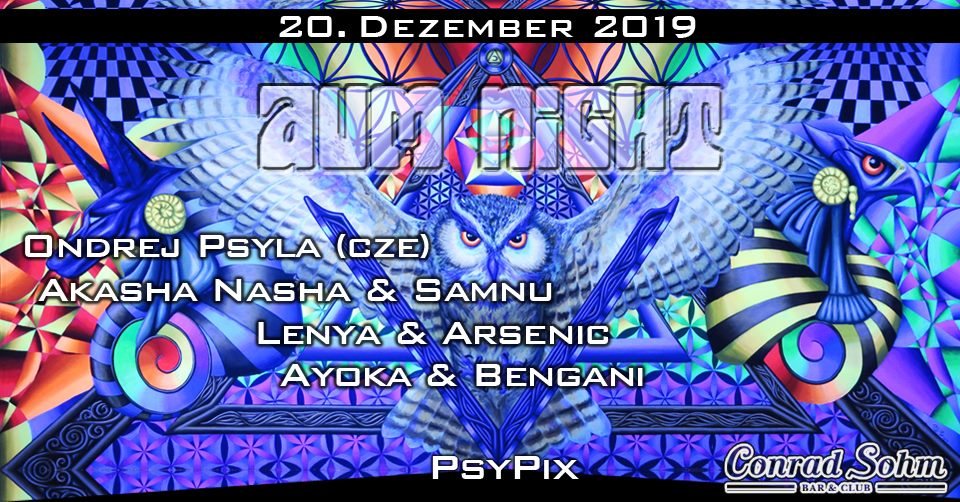 ✮ ✮ AUM NIGHT - Xmas Special ✮ ✮ 20 Dec '19, 22:00