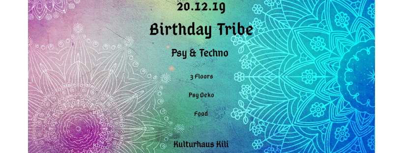 Birthday Tribe w/ Onero on 3 Floors 20 Dec '19, 23:00
