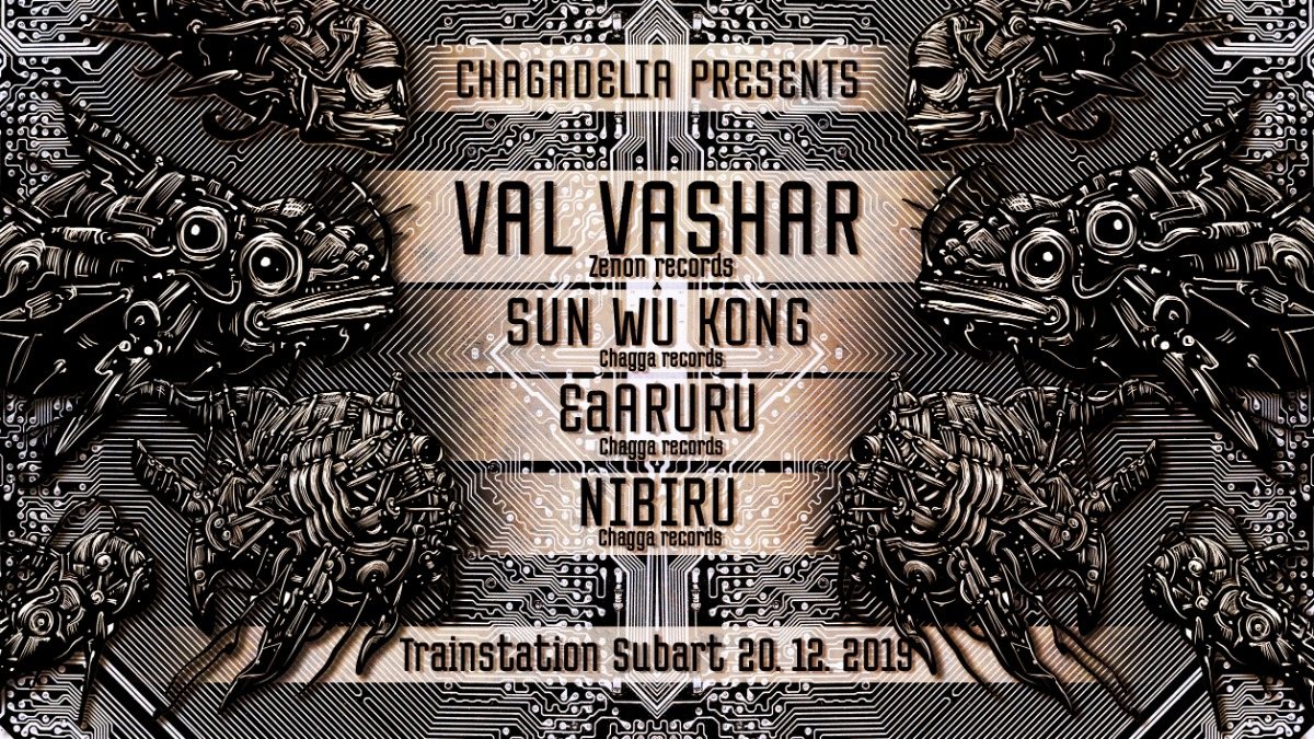 Chagadelia presents: Val Vashar (ZENON records) 20 Dec '19, 22:00