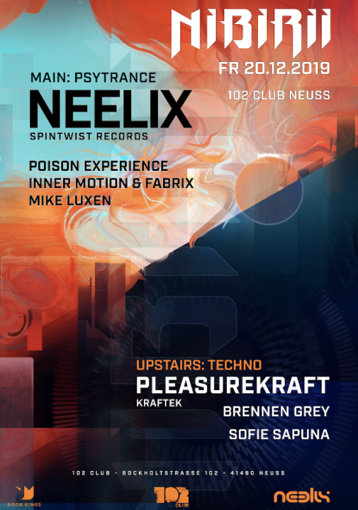 Neelix / Pleasurekraft at Nibirii 102 Club Neuss 20 Dec '19, 22:00