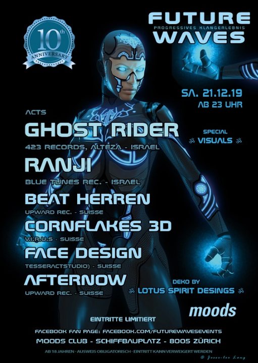 10 Jahre Future Waves - Ghost Rider, Ranji and more 21 Dec '19, 23:00