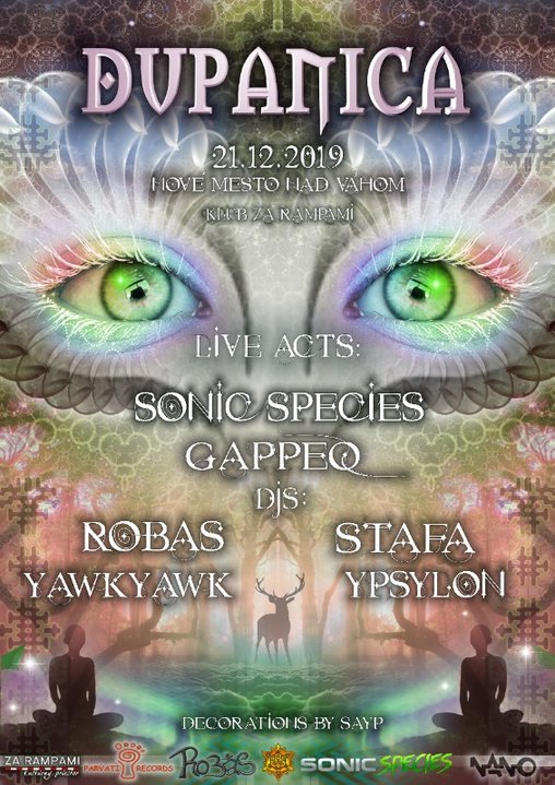 DuPaNiCa - Sonic Species & Gappeq live! //21.12. NMnV// 21 Dec '19, 21:00