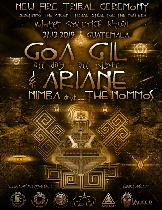 ॐ GOA GIL, NIMBA & THE NOMMOS ॐ NEW FIRE TRIBAL CEREMONY ॐ 21 Dec '19, 17:00