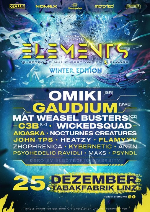 ELEMENTS WINTER FESTIVAL 25 Dec '19, 21:00