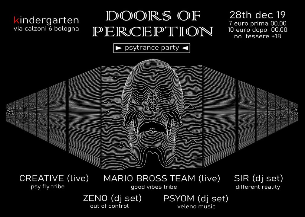 Doors of Perception - Psytrance Party 28 Dec '19, 23:00