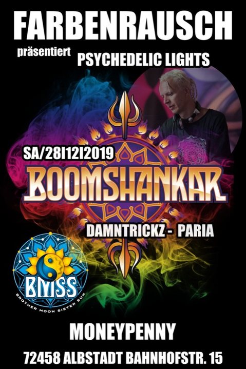 FarbenRausch präsentiert, Psychedelic Lights w/ Boomshankar 28 Dec '19, 22:00