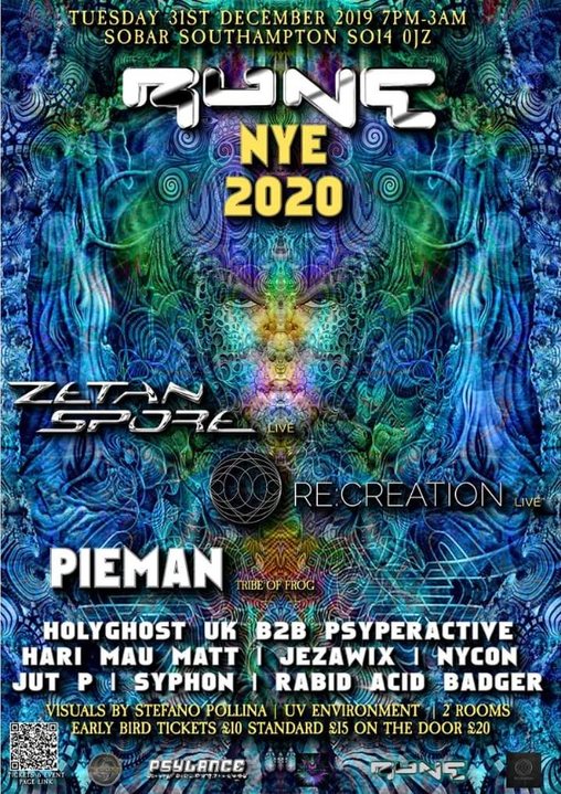 RUNE NYE 2020 31 Dec '19, 19:00