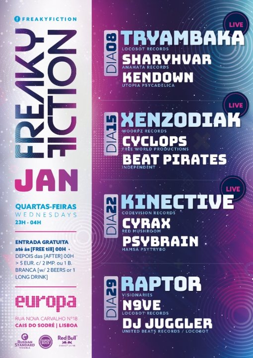 FREAKY FICTION 15 Jan '20, 23:00