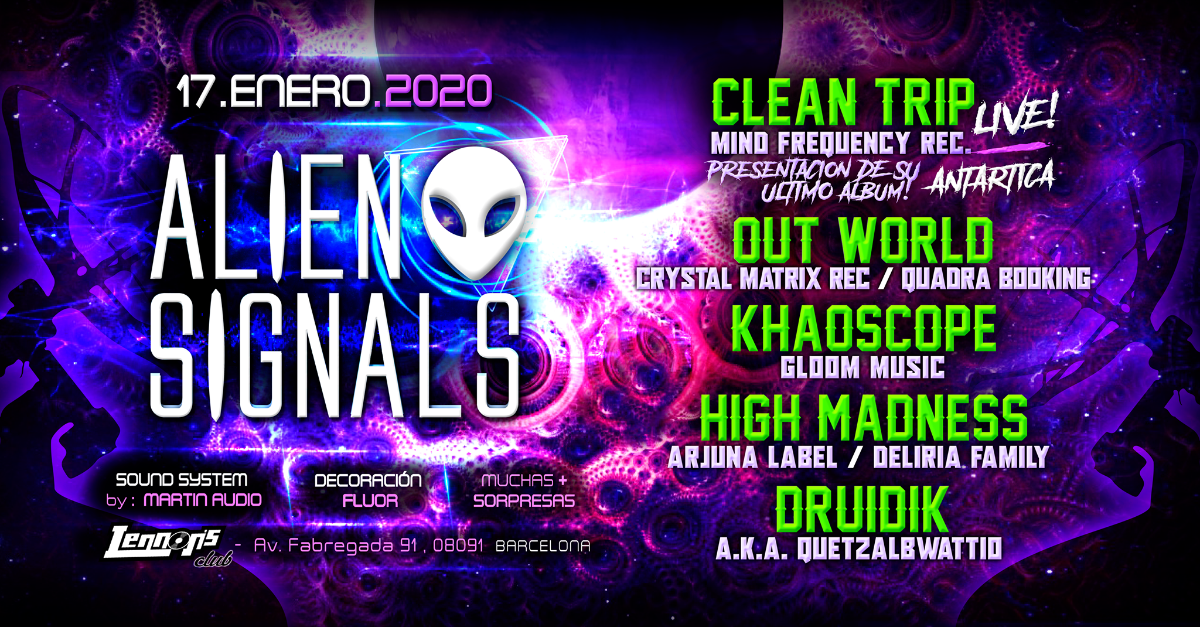 ALIEN SIGNALS 17 Jan '20, 23:30