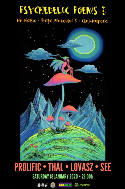 Psychedelic Poems 3 ▼ 𝐒 ☼ ☾☽ 𝐍 ▲ 18 Jan '20, 23:00